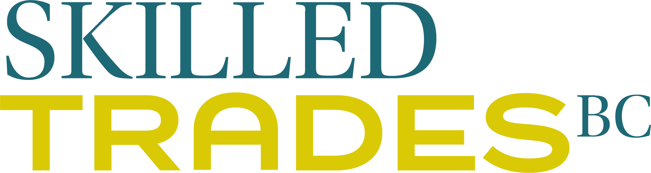 Skilled Trades BC Stacked Wordmark CMYK